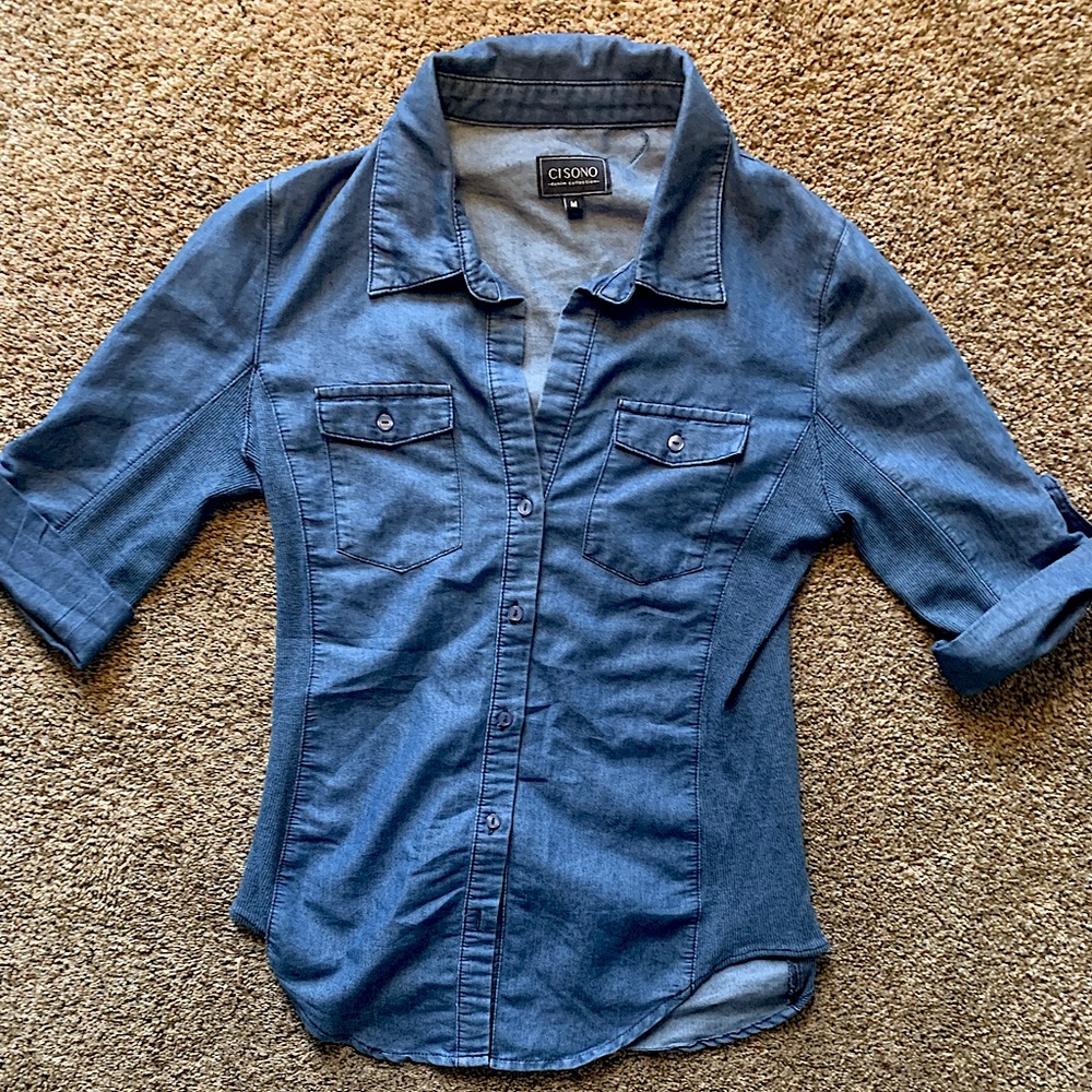 Denim CISONO top